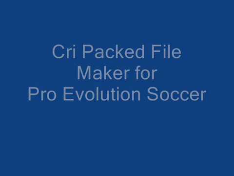 Cri Packed File Maker